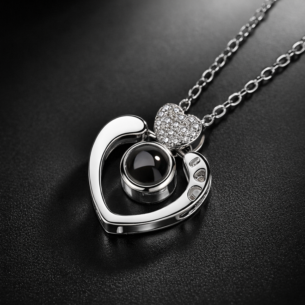 Collar que dice Te quiero en 100 idiomas